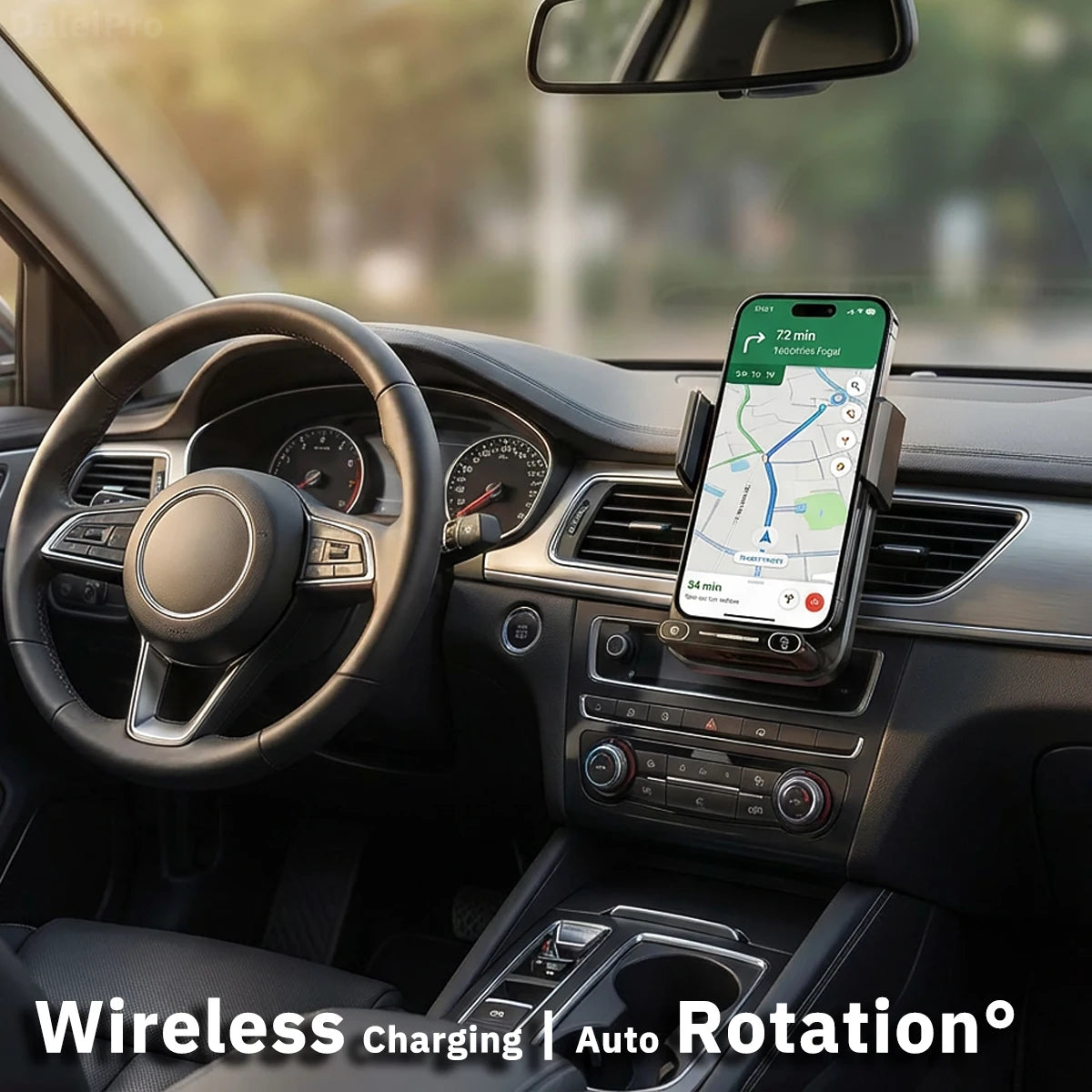 Car Wireless Charger & Phone Holder