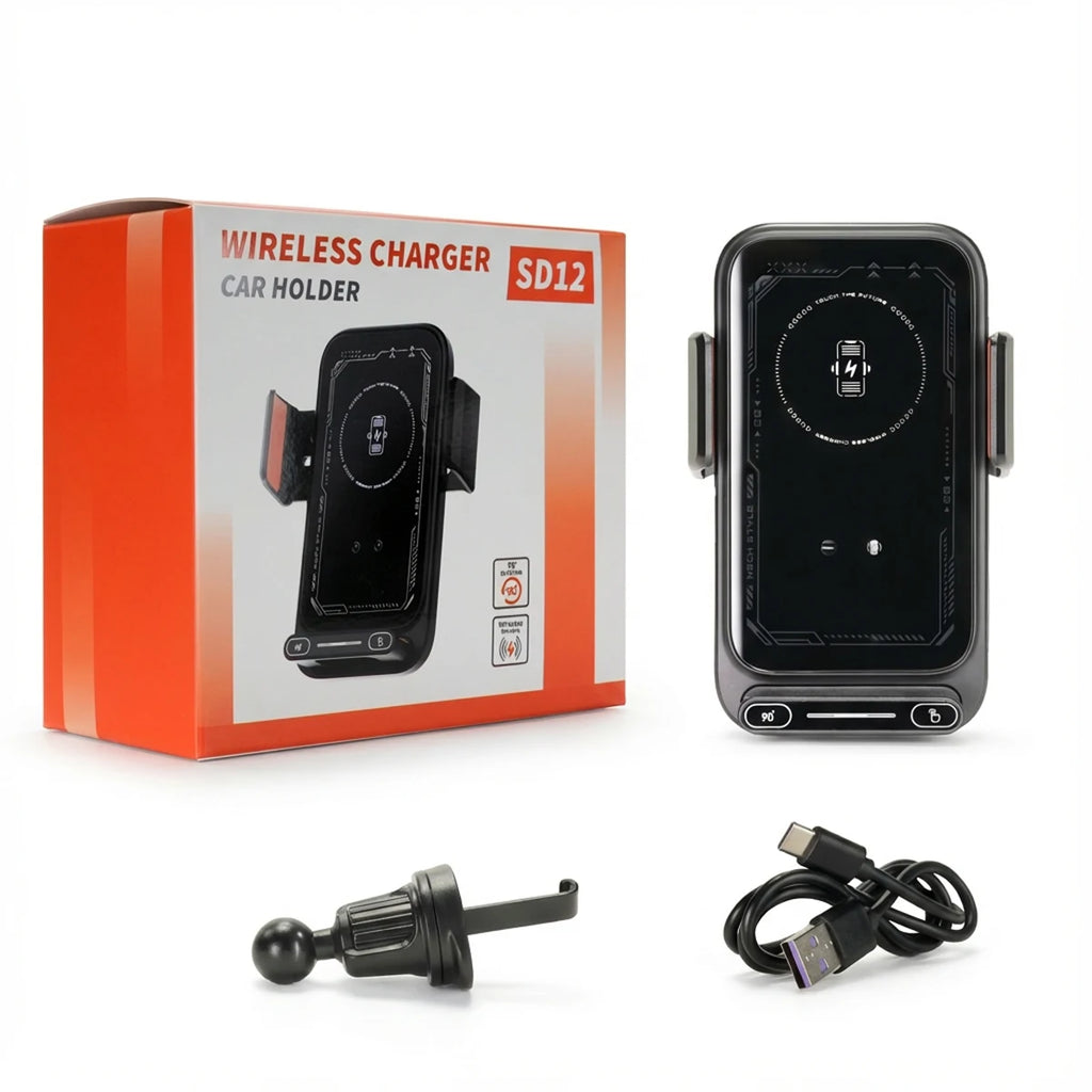 Car Wireless Charger & Phone Holder